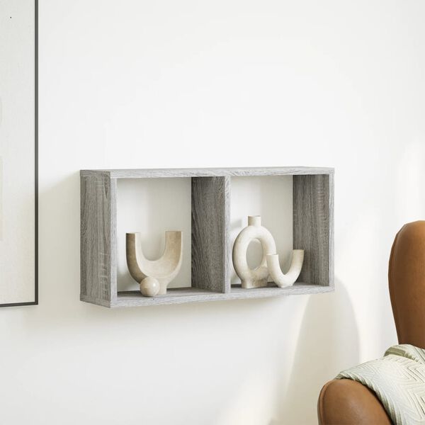 vidaXL sz&uuml;rke sonoma sz&iacute;nű szerelt fa faliszekr&eacute;ny 60 x 16 x 30 cm