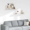 vidaXL 2 db t&ouml;lgysz&iacute;nű &eacute;s feh&eacute;r MDF lebegő fali polc 80x23,5x3,8 cm