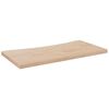 vidaXL t&ouml;m&ouml;r fenyőfa asztallap 80 x 40 x 2,5 cm