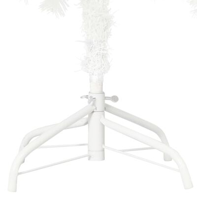 vidaXL fehér műkarácsonyfa élethű tűlevelekkel 210 cm