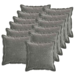 vidaXL P&aacute;rna huzat 12 pcs HOUTEN S&ouml;t&eacute;tsz&uuml;rke 45 x 45 cm