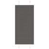 vidaXL plisz&iacute;rozott redőny fekete 55x100 cm sz&ouml;vetsz&eacute;less&eacute;g 54,4 cm