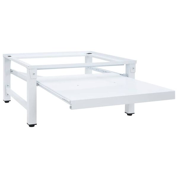 vidaXL feh&eacute;r mos&oacute;g&eacute;ptart&oacute; &aacute;llv&aacute;ny kih&uacute;zhat&oacute; polccal