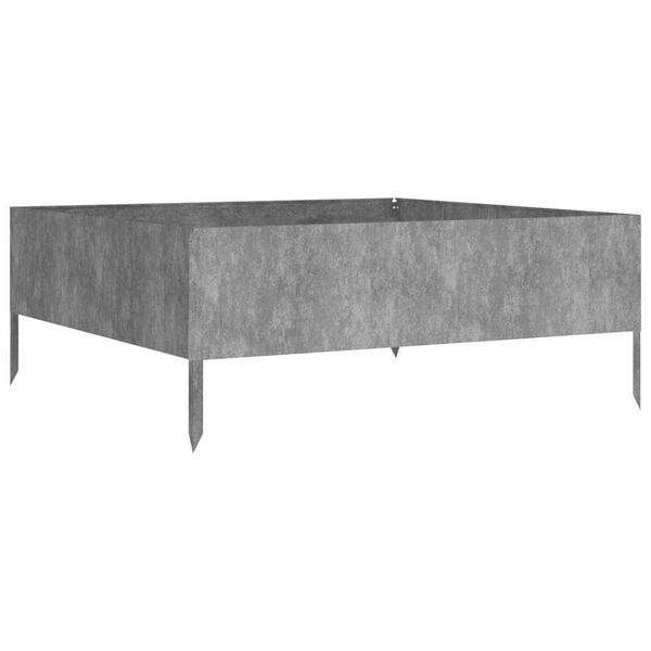 vidaXL corten ac&eacute;l kerti magas&aacute;gy&aacute;s 100 x 100 x 41 cm