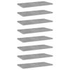 vidaXL 8 db betonsz&uuml;rke forg&aacute;cslap k&ouml;nyvespolc 40 x 20 x 1,5 cm