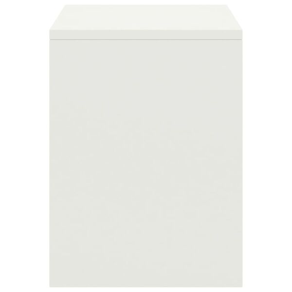 vidaXL 2 db feh&eacute;r t&ouml;m&ouml;r fenyőfa &eacute;jjeliszekr&eacute;ny 35 x 30 x 40 cm