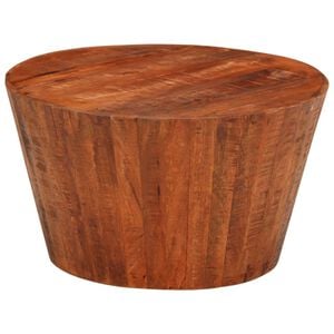 vidaXL t&ouml;m&ouml;r nyers mang&oacute;fa doh&aacute;nyz&oacute;asztal &Oslash; 52x30 cm