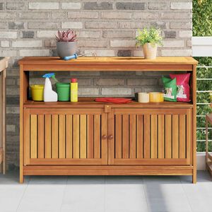 vidaXL t&ouml;m&ouml;r ak&aacute;cfa kerti t&aacute;lal&oacute;asztal 110 x 35 x 75 cm