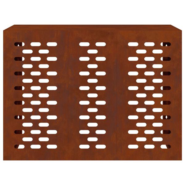 vidaXL L&eacute;gkondicion&aacute;l&oacute; Takar&oacute; Rozsd&aacute;s 110 x 50 x 80 cm