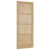 vidaXL Belső Ajt&oacute; 86 x 211 cm Furn&eacute;r Term&eacute;szetes