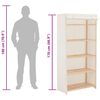 vidaXL feh&eacute;r sz&ouml;vet ruh&aacute;sszekr&eacute;ny 79 x 40 x 170 cm