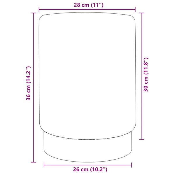 vidaXL kék és aranyszínű bársony ülőke 28 x 36 cm