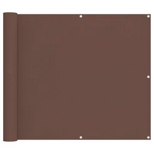 vidaXL Erk&eacute;ly Sz&uacute;nyogh&aacute;l&oacute; Barna 100 x 800 cm Oxford Sz&ouml;vet