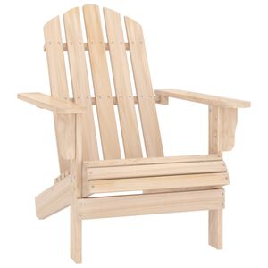 vidaXL t&ouml;m&ouml;r fenyőfa kerti Adirondack sz&eacute;k