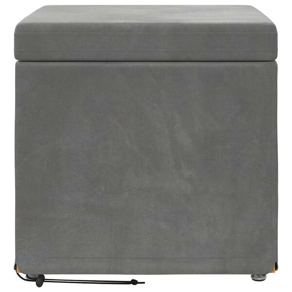 vidaXL Zs&aacute;moly S&ouml;t&eacute;tsz&uuml;rke 41 x 41 x 40 cm B&aacute;rsony &eacute;s Műanyag Fa