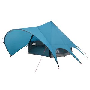 vidaXL Teepee s&aacute;tor 5 fő sz&aacute;m&aacute;ra 5 szem&eacute;lyes K&eacute;k &eacute;s Sz&uuml;rke