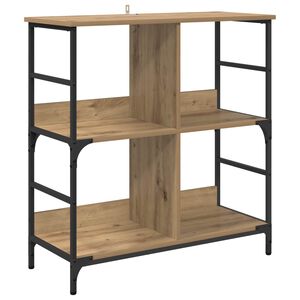 vidaXL K&ouml;nyvespolc 4 szintes 78.5 x 33 x 82 cm Szerelt Fa
