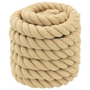 vidaXL Cs&oacute;nak K&ouml;t&eacute;l 6 mm 10 m Term&eacute;szetes