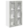 vidaXL F&uuml;ggő szekr&eacute;ny Beton Sz&uuml;rke 60 x 31 x 100 cm Szerelt Fa