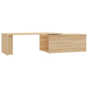 vidaXL sonoma t&ouml;lgy sz&iacute;nű szerelt fa doh&aacute;nyz&oacute;asztal 150 x 50 x 35 cm