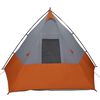 vidaXL Tipi s&aacute;tor tetővel Sz&uuml;rke &eacute;s narancs 383 x 338 x 217 cm taft