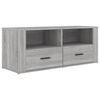vidaXL sz&uuml;rke sonoma sz&iacute;nű szerelt fa TV-szekr&eacute;ny 100 x 35 x 40 cm