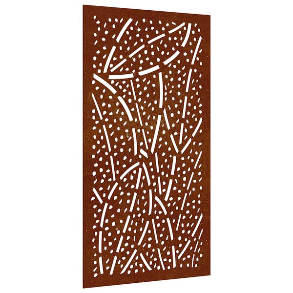 vidaXL lev&eacute;lmint&aacute;s corten ac&eacute;l kerti fald&iacute;sz 105 x 55 cm