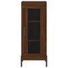 vidaXL barna tölgy színű szerelt fa tálalószekrény 34,5 x 34 x 90 cm