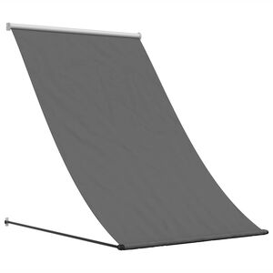 vidaXL antracit sz&ouml;vet &eacute;s ac&eacute;l feltekerhető napellenző 100 x 150 cm