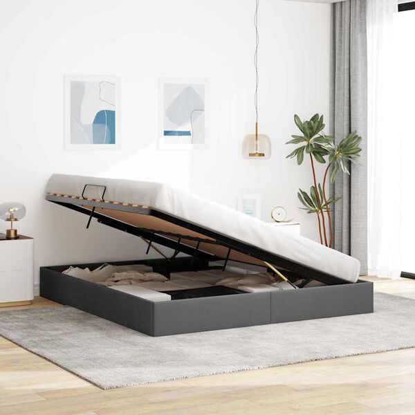 vidaXL T&aacute;rol&oacute;s &Aacute;gy fejt&aacute;ml&aacute;val S&ouml;t&eacute;tsz&uuml;rke 160 x 200 cm sz&ouml;vet