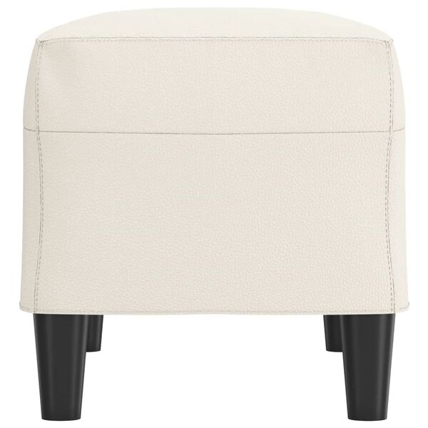 vidaXL kr&eacute;msz&iacute;nű műbőr pad 70 x 35 x 41 cm