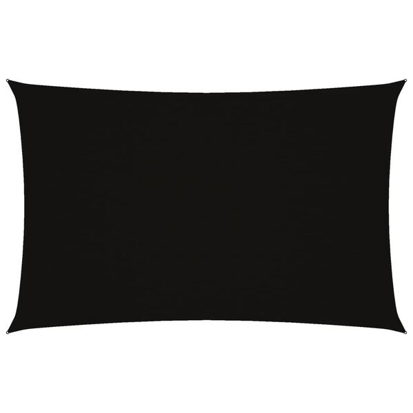 vidaXL fekete téglalap alakú oxford-szövet napvitorla 4 x 7 m