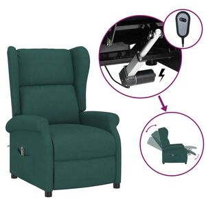 vidaXL s&ouml;t&eacute;tz&ouml;ld sz&ouml;vet magas h&aacute;tt&aacute;ml&aacute;j&uacute; elektromos d&ouml;nthető fotel