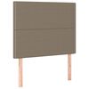 vidaXL b&eacute;zs sz&iacute;nű sz&ouml;vet fejt&aacute;mla 90 x 5 x 118/128 cm