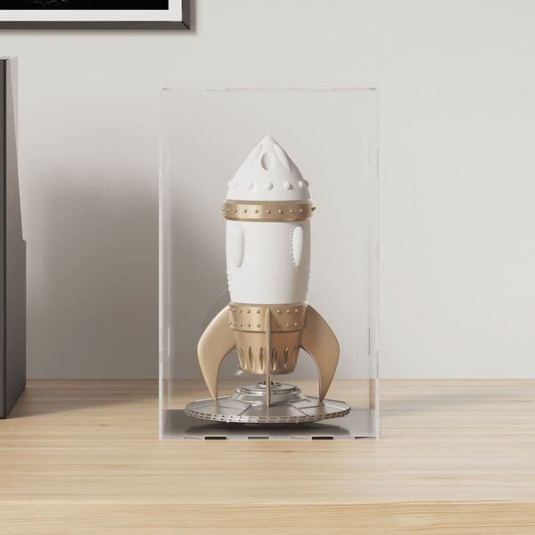 vidaXL átlátszó akril kiállító doboz 14 x 14 x 22 cm