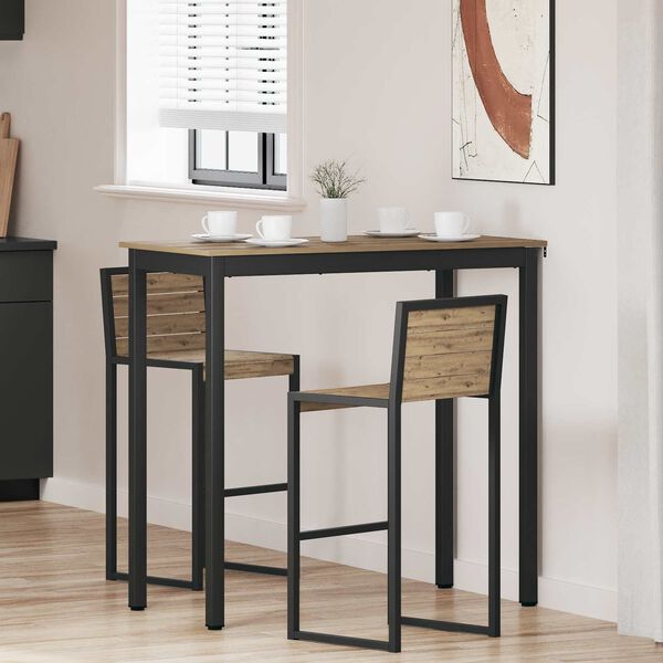 vidaXL &Eacute;tkezőasztalok Faanyag