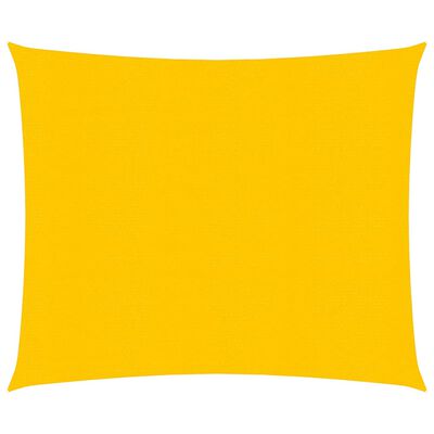 vidaXL sárga HDPE napvitorla 160 g/m² 3 x 3 m