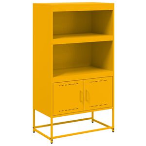 vidaXL must&aacute;rs&aacute;rga ac&eacute;l magasszekr&eacute;ny 68,5 x 38,5 x 123,5 cm