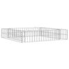 vidaXL horganyzott ac&eacute;l gabion magas&aacute;gy&aacute;s 100 x 100 x 20 cm
