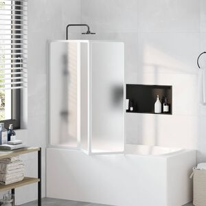 vidaXL Zuhany k&aacute;dparav&aacute;n Fal 117 x 120 cm 3 panelek &ouml;sszecsukhat&oacute;