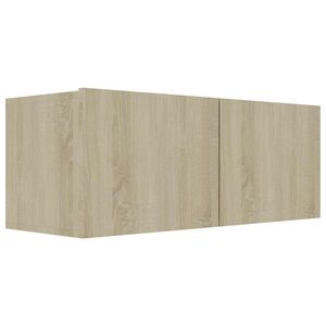vidaXL sonoma t&ouml;lgy szerelt fa TV-szekr&eacute;ny 80 x 30 x 30 cm