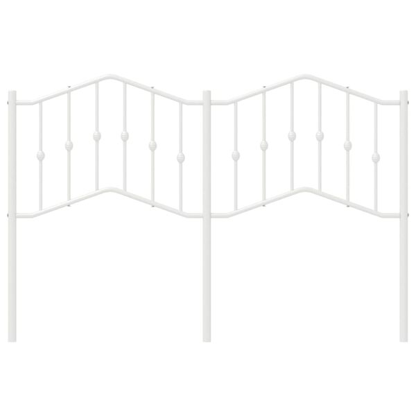 vidaXL fehér fém fejtámla 140 cm