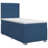 vidaXL Boxspring &aacute;gy matraccal fejt&aacute;ml&aacute;val K&eacute;k 90 x 190 cm Sz&ouml;vet