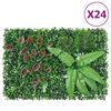 &nbsp;vidaXL 24 db z&ouml;ld&nbsp;műn&ouml;v&eacute;nyker&iacute;t&eacute;s 40 x 60 cm