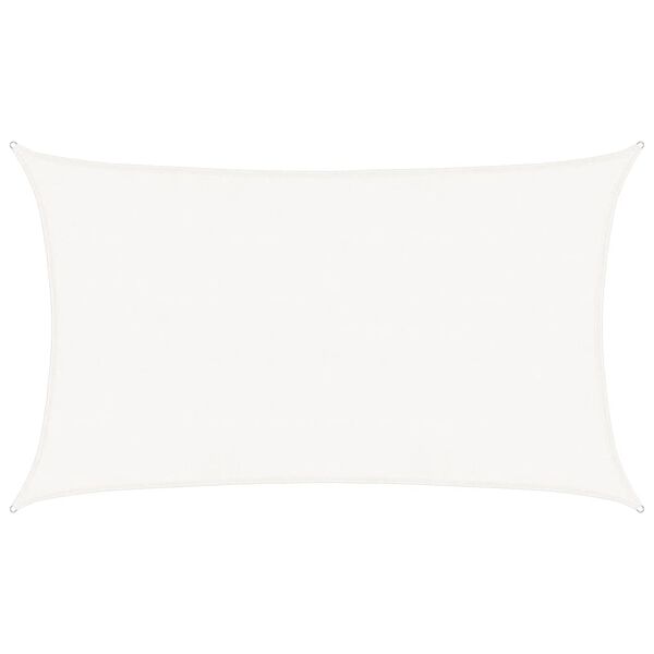 vidaXL feh&eacute;r HDPE napvitorla 160 g/m&sup2; 5 x 8 m