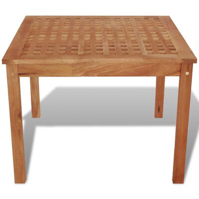vidaXL 60x60x45 cm Tömör diófa kis asztal