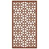 vidaXL m&oacute;r st&iacute;lus&uacute; corten ac&eacute;l kerti fald&iacute;sz 105 x 55 cm