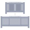 vidaXL szürke MDF radiátorburkolat 205 cm