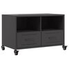 vidaXL fekete ac&eacute;l TV-szekr&eacute;ny 68 x 39 x 43,5 cm