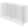 vidaXL horganyzott ac&eacute;l gabion magas&aacute;gy&aacute;s 180 x 50 x 100 cm